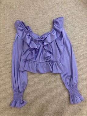 Cake For Dinner Ruffly Sleeve Top